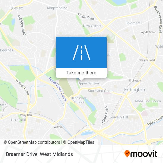 Braemar Drive map