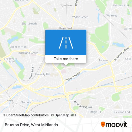 Brueton Drive map
