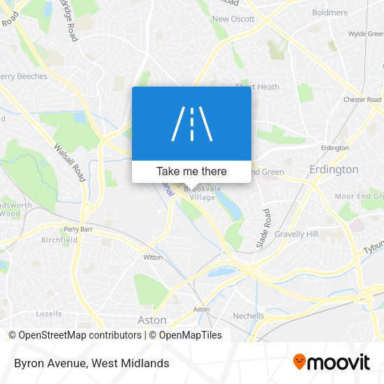 Byron Avenue map