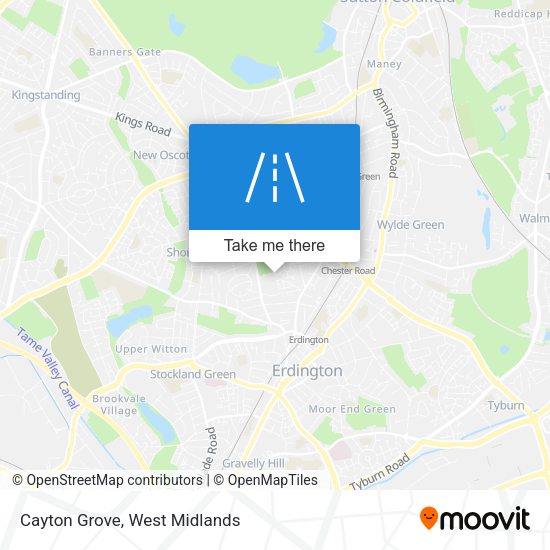 Cayton Grove map