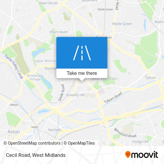 Cecil Road map
