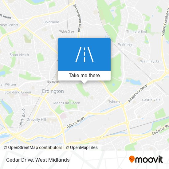 Cedar Drive map
