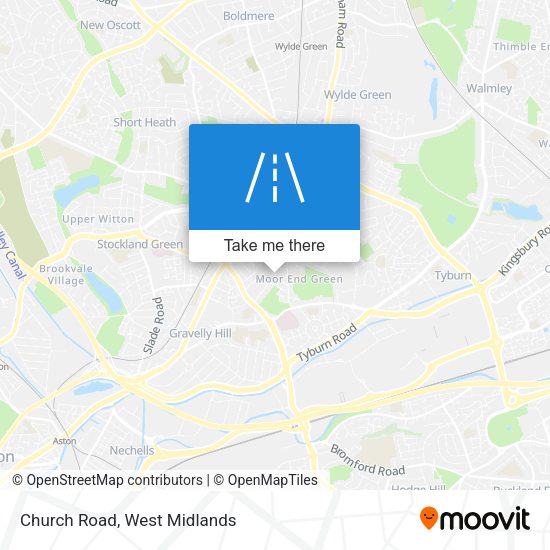 Church Road map