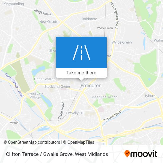 Clifton Terrace / Gwalia Grove map