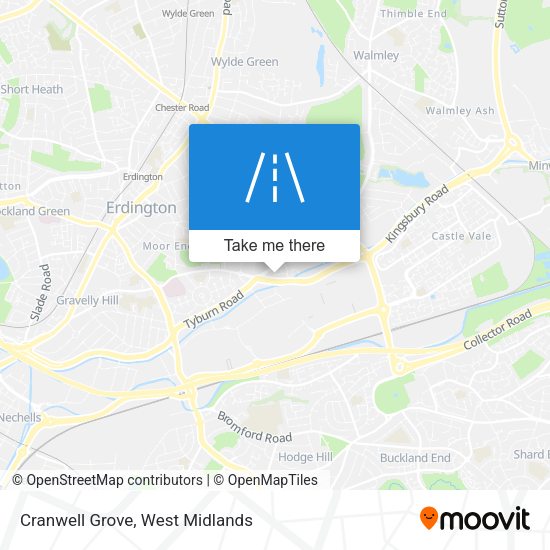 Cranwell Grove map