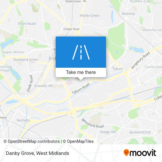 Danby Grove map