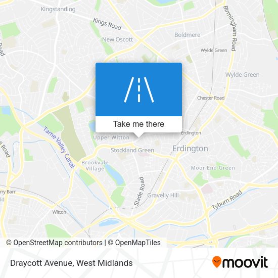 Draycott Avenue map