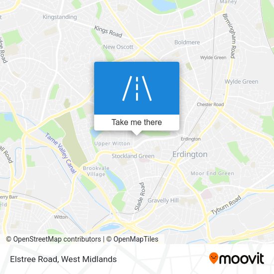 Elstree Road map