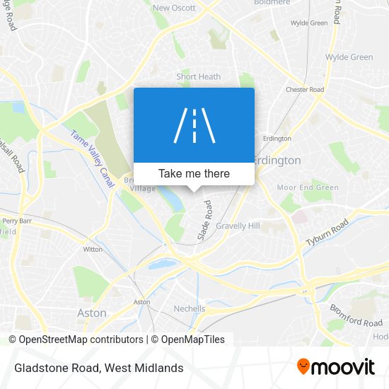 Gladstone Road map