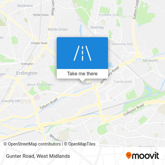 Gunter Road map