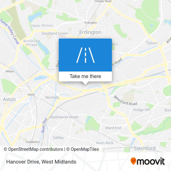 Hanover Drive map