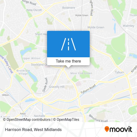 Harrison Road map