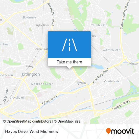 Hayes Drive map