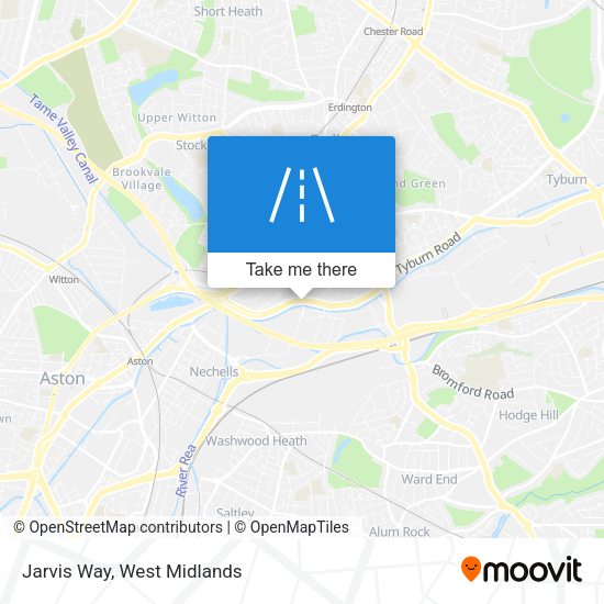 Jarvis Way map