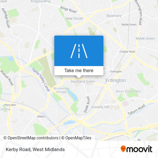 Kerby Road map