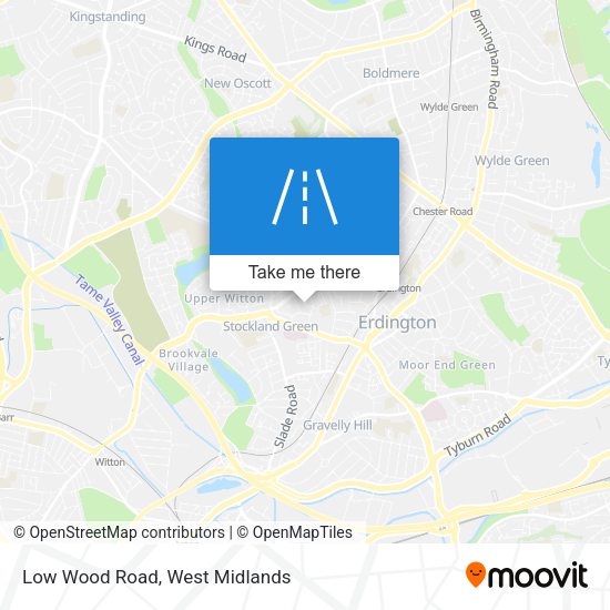 Low Wood Road map