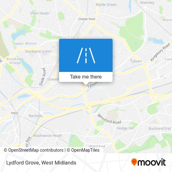 Lydford Grove map