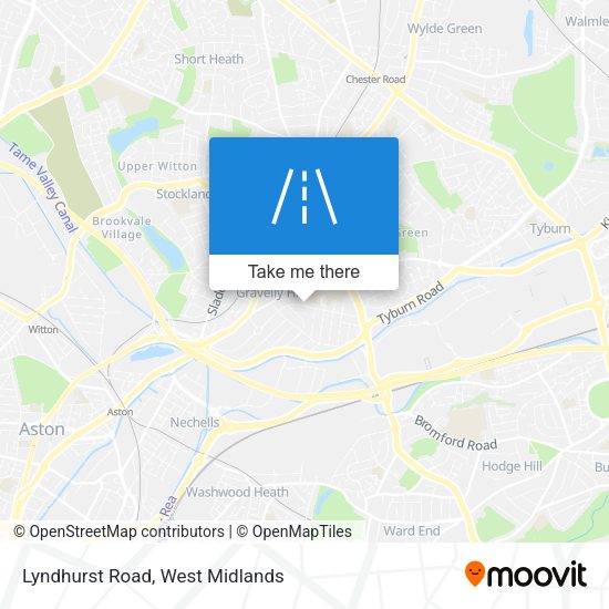 Lyndhurst Road map