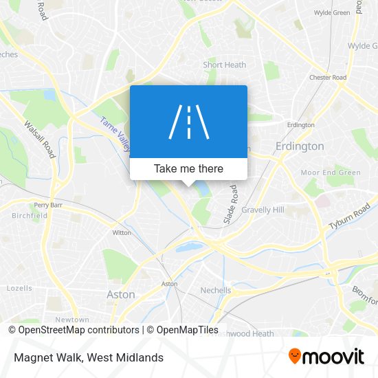Magnet Walk map