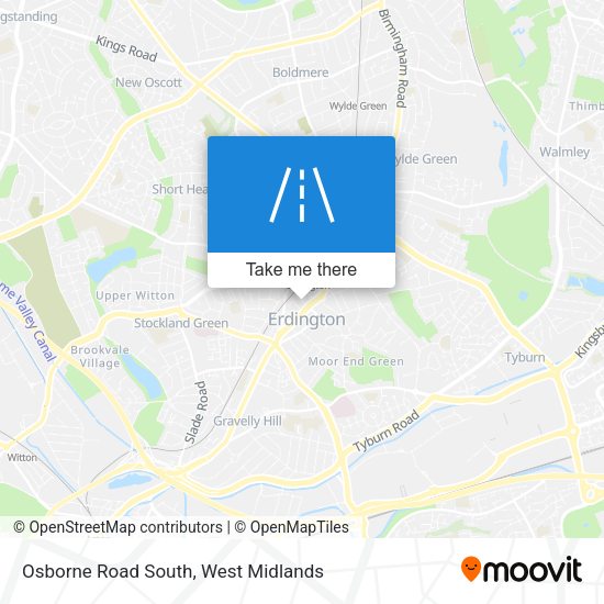 Osborne Road South map