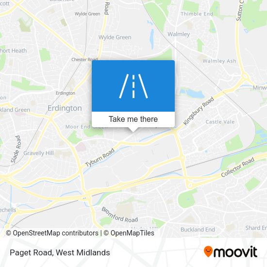Paget Road map
