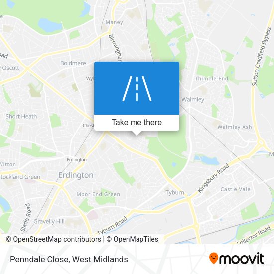 Penndale Close map