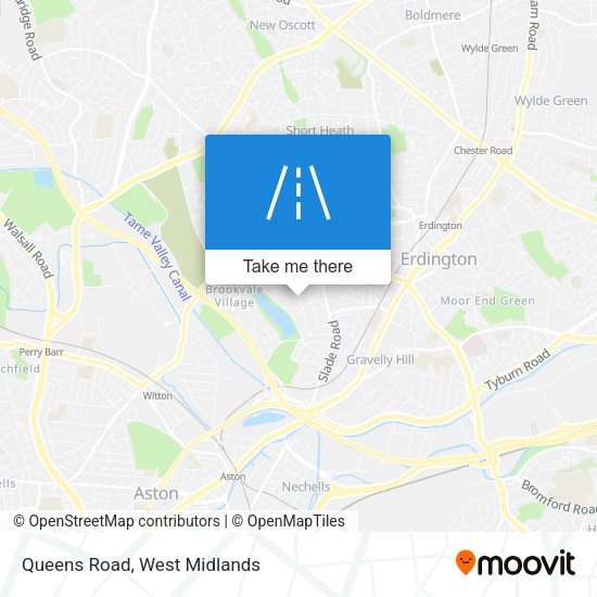 Queens Road map
