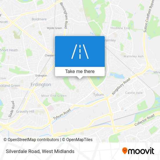 Silverdale Road map