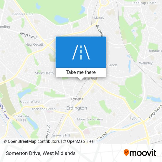 Somerton Drive map