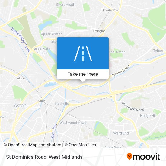 St Dominics Road map