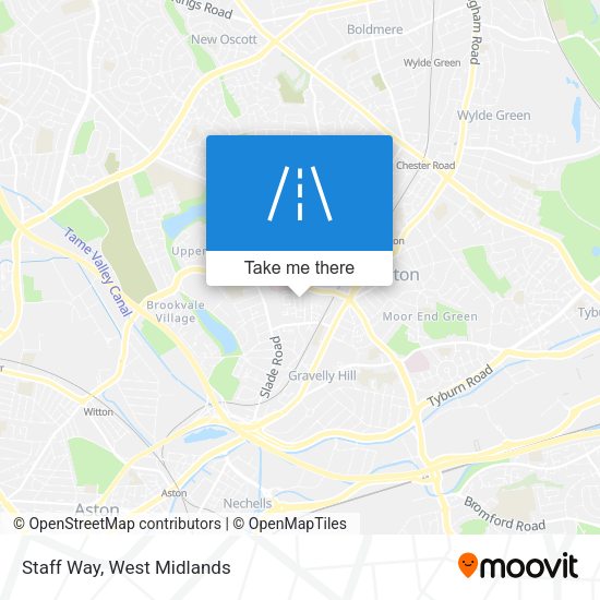 Staff Way map