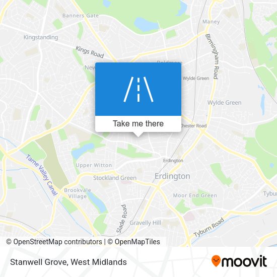 Stanwell Grove map