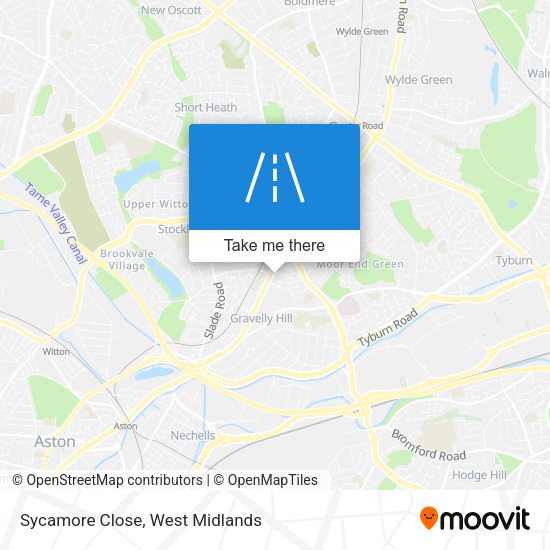 Sycamore Close map