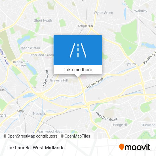 The Laurels map