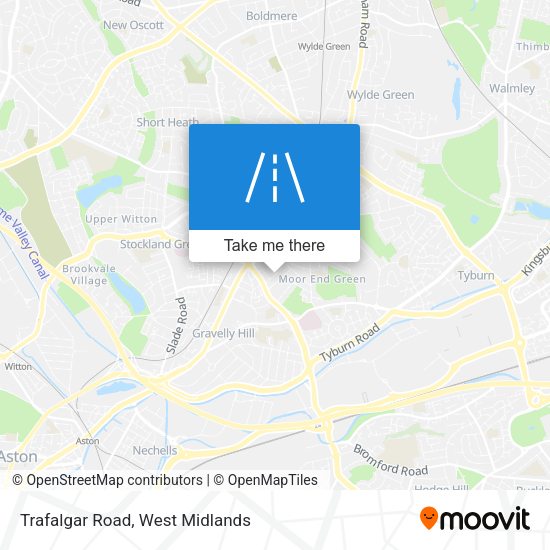 Trafalgar Road map