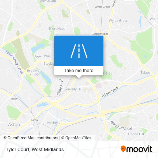 Tyler Court map
