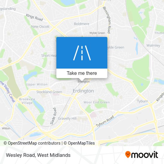 Wesley Road map