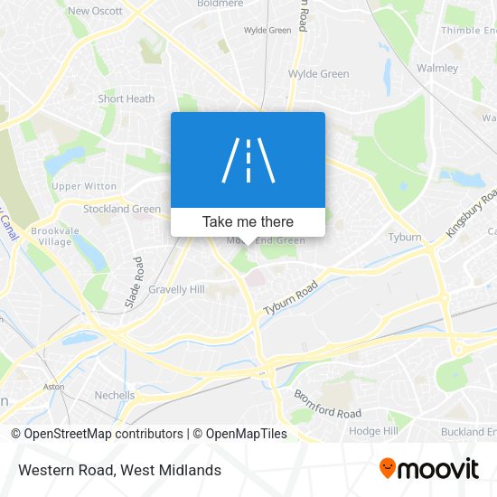 Western Road map