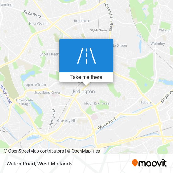 Wilton Road map