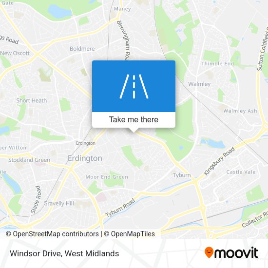 Windsor Drive map
