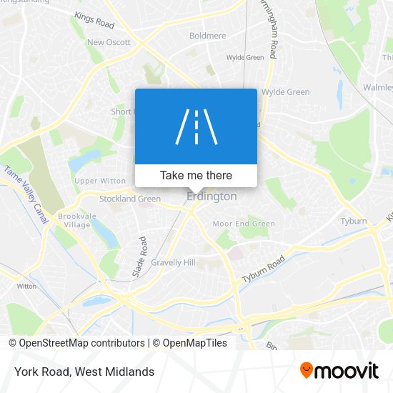 York Road map