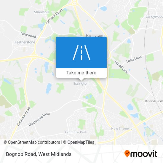 Bognop Road map