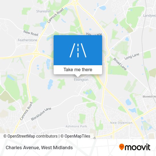 Charles Avenue map