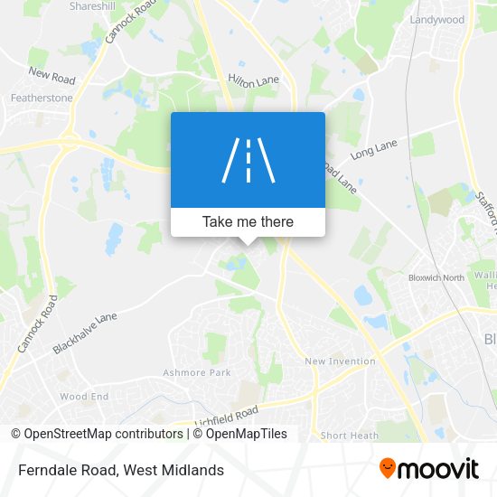 Ferndale Road map