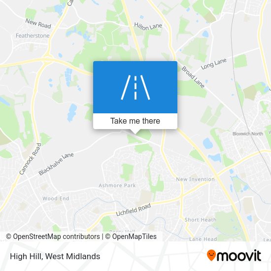 High Hill map
