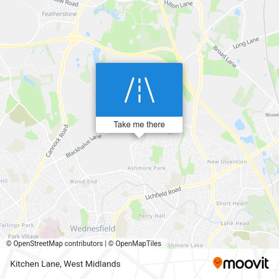 Kitchen Lane map