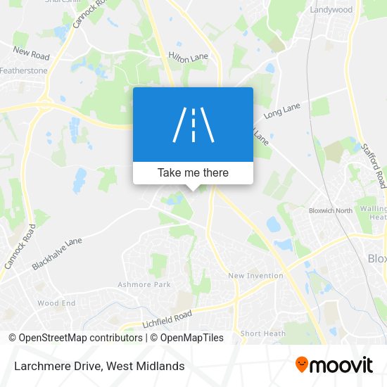 Larchmere Drive map
