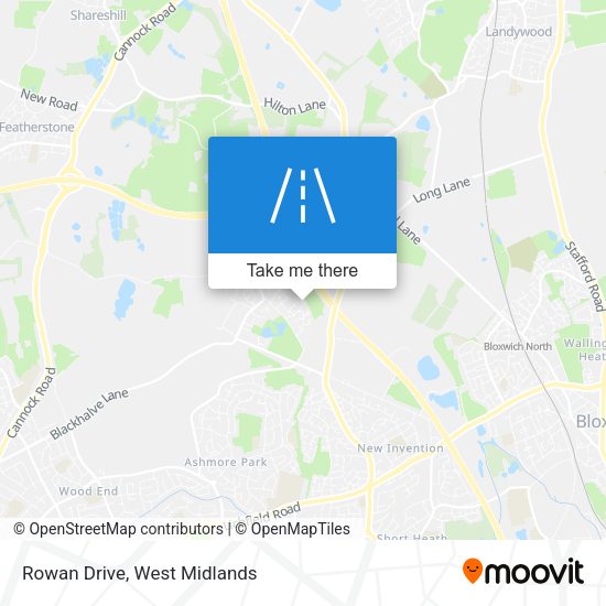 Rowan Drive map
