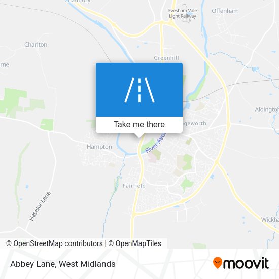 Abbey Lane map