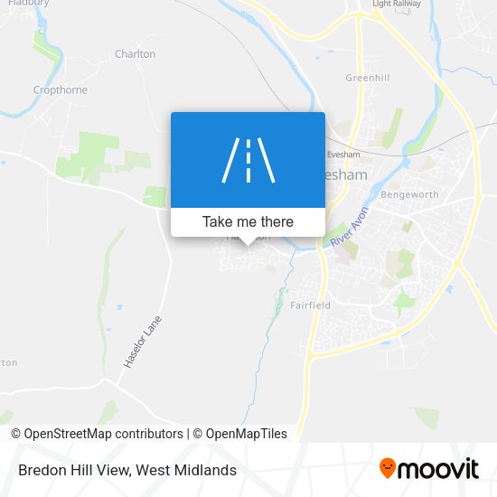 Bredon Hill View map